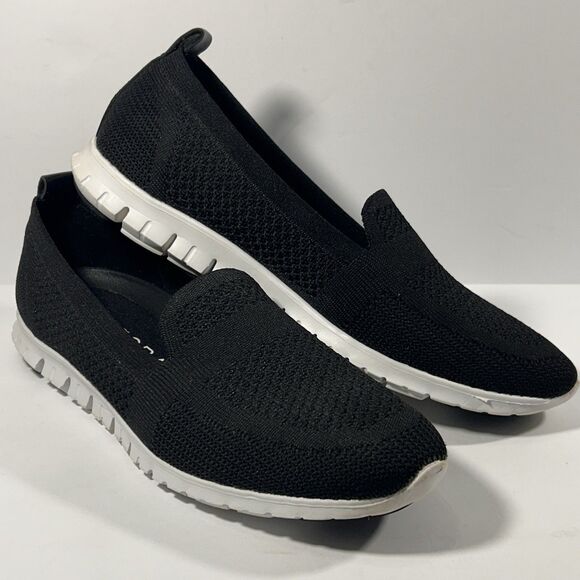 Cole Haan ZEROGRAND Stitchlite Slip On Loafers Womens Size 8B Black‎ W20352 - Picture 1 of 13